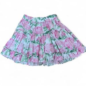 Hill House: Paz skirt in Pink Hydrangea
